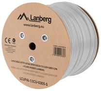 Провод Lanberg LCUF6L-11CU-0305-S, Nėra, 305 м, серый цв.