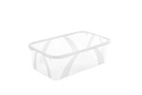 Kaanega hoiukarp, toidule/tööriistadele/esemete hoidmiseks Rotho Lona 1046600096, 5 l, läbipaistev v., 33.8 x 19.8 x 10.6 cm