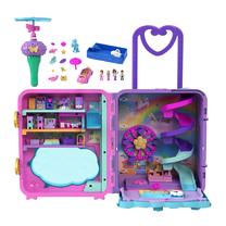 Комплект Mattel Polly Pocket Polly Pocket Resort Roll Away HKV43, многоцветный