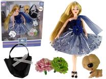 Кукла с аксессуарами Lean Toys Emily с щенком, 30 см, Многоцветный