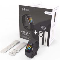 Viedās aproce Fitbit Charge 5 Gift Pack FB421BKBK-EUBNDL, melns krās.