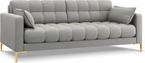 Sofa Micadoni Home Mamaia MIC_3S_78_E1_MAMAIA8, šviesiai pilka sp., 177 x 92 cm x 75 cm