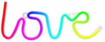Dekoracija "Love" Forever Light FLRN01 su LED apšvietimu, 15.5 cm, 28 cm, įvairių spalvų