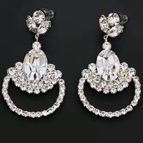 Auskari Diamond Sky, sudraba krās.