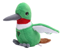 Rotaļu dzīvnieks putns HAPPY YAPPERS Hummingbird 9469, zaļa krās.