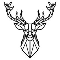 Seinadekoor Wallity Deer 4, 60 cm x 65 cm