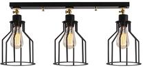Lampa griesti Opviq Alacati N-1097 525NOR1506, E27, 3 x 40 W, melna krās. / melna krās.