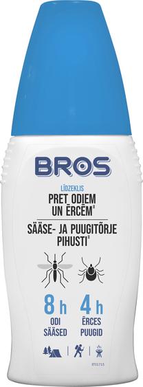 Līdzekļi pret odiem un ērcēm Bros 001 LV EE, 100 ml