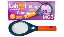 Обучающая игрушка Levenhuk Magnifier With Compass LabZZ MG3, красный цв.