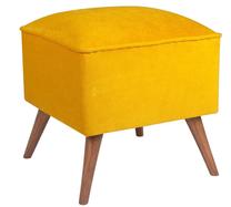 Pufas Hanah Home New Bern 558ZEN1301, geltona sp./oranžinė sp., 41 cm x 41 cm x 44 cm