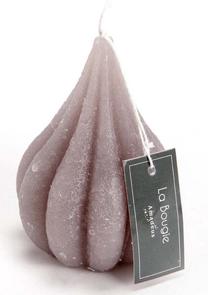 Свеча, формовая Amadeus Pear, 15 час, коричневатый цв.