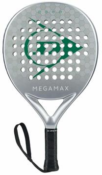 Padel tenisa rakete Dunlop Megamax, sudraba krās.