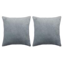 Dekoratīvs spilvens VLX Cushion Set, pelēka krās., 60 cm x 60 cm, 2 gab.