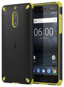 Чехол для телефона Nokia Rugged Impact Case CC-501 for Nokia 6, черный цв./желтый цв., Nokia