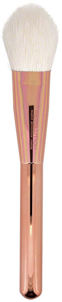 Birstīte, sārtumiem Makeup Revolution London Ultra Metals Sculpt Blush F303, zelta krās.