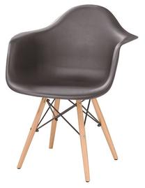 Valgomojo kėdė Avanti Hugo, juoda sp., 62.5 cm x 61 cm x 82.5 cm