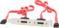 Adapteris Gembird SATA x 2, E-SATA x 2, 0.45 m