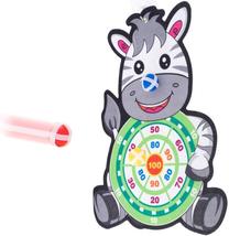 Šautriņu mērķis Velcro Dart Zebra, daudzkrāsaina, 410 mm, 4 gab.