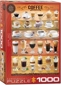 Dėlionė Eurographics Coffee 6000-0589, 67.6 cm x 48.9 cm, 1000 vnt., įvairių spalvų