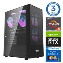 Stacionārs dators Intop Ryzen 5 7600X, DDR5 16 GB, SSD+HDD 1 TB 2 TB, RTX 4060 8 GB GDDR6, Windows 11 Home