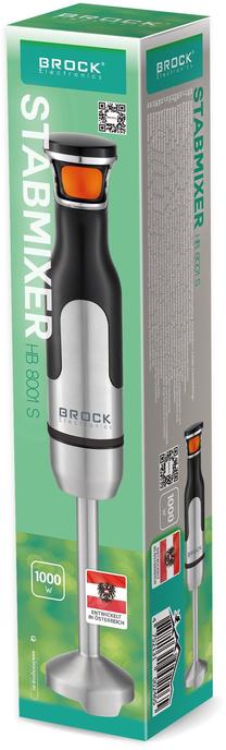 Trintuvas Brock HB 8001 S, juoda sp./chromo sp.