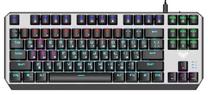 Laidinė žaidimų klaviatūra Aula F2067 Blue, EN/RU, pilka sp.