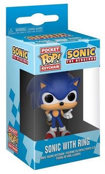Priedas Funko POP! Pocket Keychain Sonic With Ring