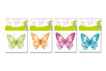 Dekoracija Butterfly, įvairių spalvų/(spalva/dizainas parenkami atsitiktine tvarka), 12 cm x 10 cm