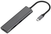 Adapteris Extra Digital USB-C - 2 x USB 3.0/2 x USB-C/HDMI CA913435 USB-C, 2 x USB 3.0/2 x USB-C/HDMI, pelēka krās.