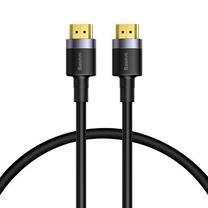 Кабель Baseus HDMI 4K HD 2.0 CADKLF-F01 HDMI 2.0, HDMI 2.0, 2 м, черный цв./серый цв.