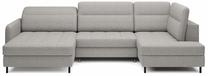 Kampinė sofa Berrto Aubron 04, pilka sp., kairinė, 165 x 306 cm x 100 cm
