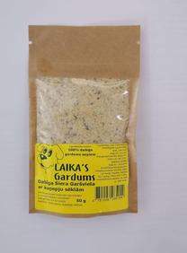 Maisto papildas šunims Laikas Gardums Cheese Seasoning With Hemp Seeds, sūris, 0.05 kg