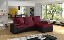 Kampinė sofa Lusso Malmo 63, Soft 11, raudona sp., 160 x 245 cm x 90 cm