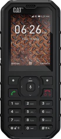 Mobilusis telefonas Caterpillar B35, juoda sp. Prekė su pažeista pakuote.