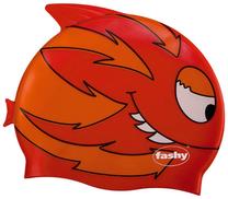 Plaukimo kepuraitė Fashy, mėlyna sp./žalia sp./oranžinė sp.