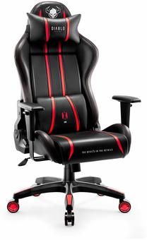 Игровой стул Diablo X-One 2.0, 64 x 64 x 120 см, черный цв./красный цв.
