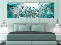 Reprodukcija Artgeist Hummingbirds Dance N7810-DKXPWD, 120 cm x 40 cm