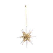 Eglītes rotājums Christmas Touch EBT7410356, caurspīdīga krās., 10 cm, stikls