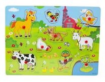 Medinė dėlionė Match Shapes, 22.5 cm x 29.5 cm, įvairių spalvų