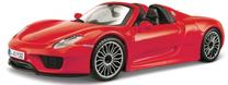 Игрушечная машина Bburago Porsche 918 Carrera, красный цв.