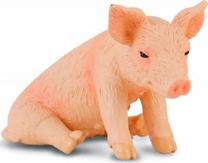 Žaislinė figūrėlė Collecta Piglet Sitting 88345, 5 cm, rožinė sp.