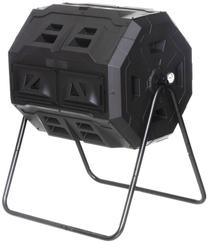 Komposto dėžė Tarmo Tumbler, 62 cm x 72 cm x 95 cm, 160 l, juoda sp.