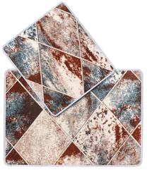 Vonios kilimėlių rinkinys Foutastic 447RBY1112, įvairių spalvų, 100 cm x 60 cm