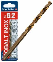 Metalo grąžtas Specialist+ Cobalt, metalas/plienui/nerūdijantysis plienas, sraigtinis, tiesus, 5.2 mm x 8.6 cm