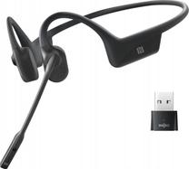 Bezvadu austiņas Shokz OpenComm UC LOOP100A, melna krās.