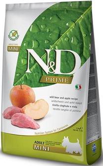 Kuiv koeratoit Farmina N&D Prime Wilde Boar & Apple, metslooma liha, 2.5 kg