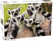 Dėlionė Tactic Animals: Lemurs 428476, 31 cm x 47 cm, 500 vnt., įvairių spalvų