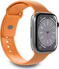 Dirželis Puro, ICON Apple Watch 4/5/6/7/SE/8 40/41mm (S/M & M/L), oranžinė sp.