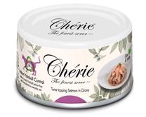 Mitrā kaķu barība Cherie Tuna With Salmon, tunzivis, 0.08 kg