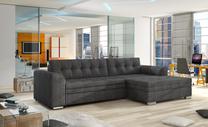 Kampinė sofa Conforti Sawana 05, tamsiai pilka sp., dešininė, 165 x 275 cm x 87 cm